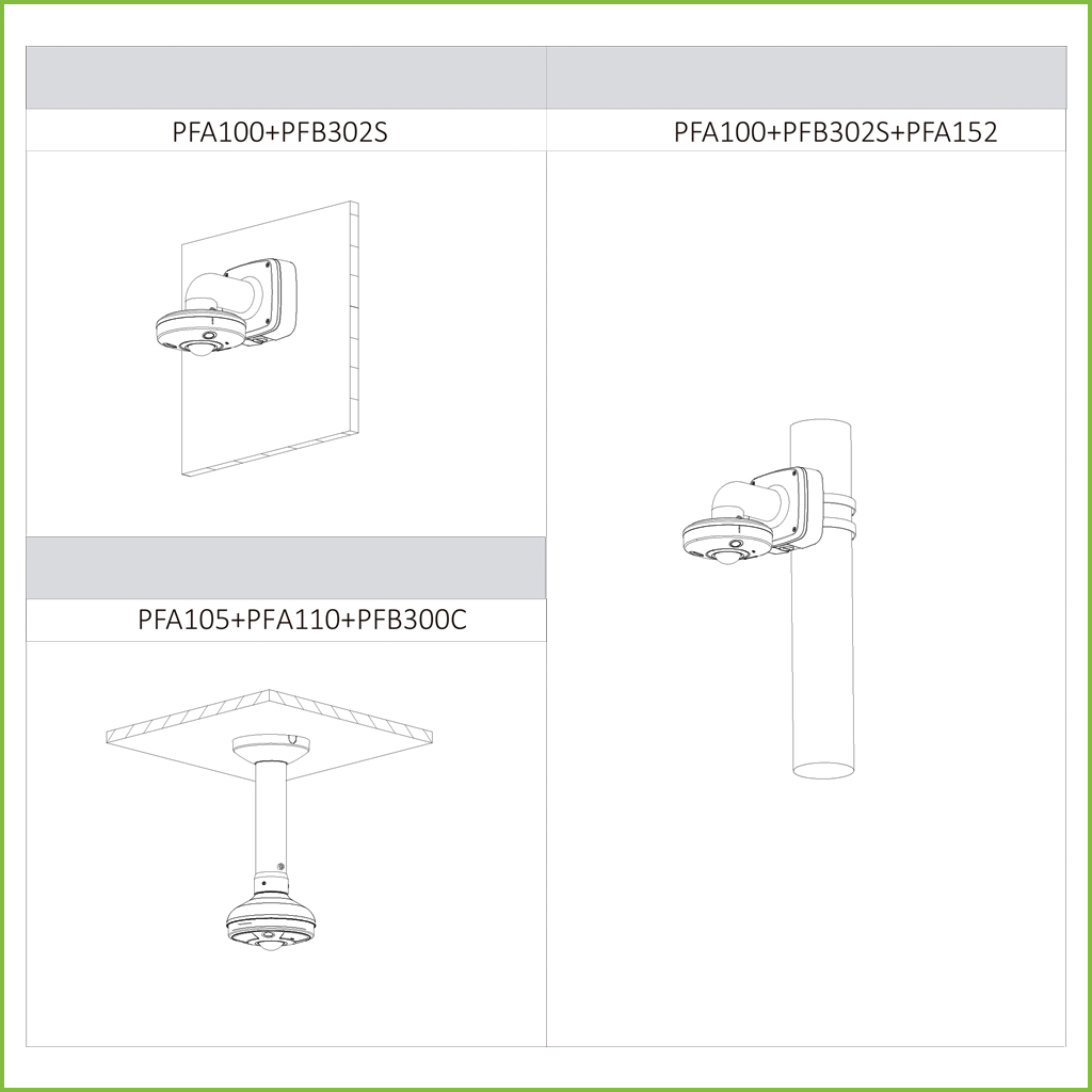 FishEye IP H265 12M 4K DN IR10m 1.98mm IK10 IP67 Audio SD PoE MIC