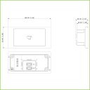 Estación Exterior Modular para Videoportero IP con Lector de tarjetas para Series VTO4202F-X