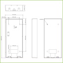 Caja de montaje en superficie para VTO3221E-P / VTO6221E-P