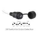 Camera-AHD Pro Series, Bullet IR, 40M (4pcs Array), lente de 2.8-12mm, 1/3 Sensor 2.0MP, blanco