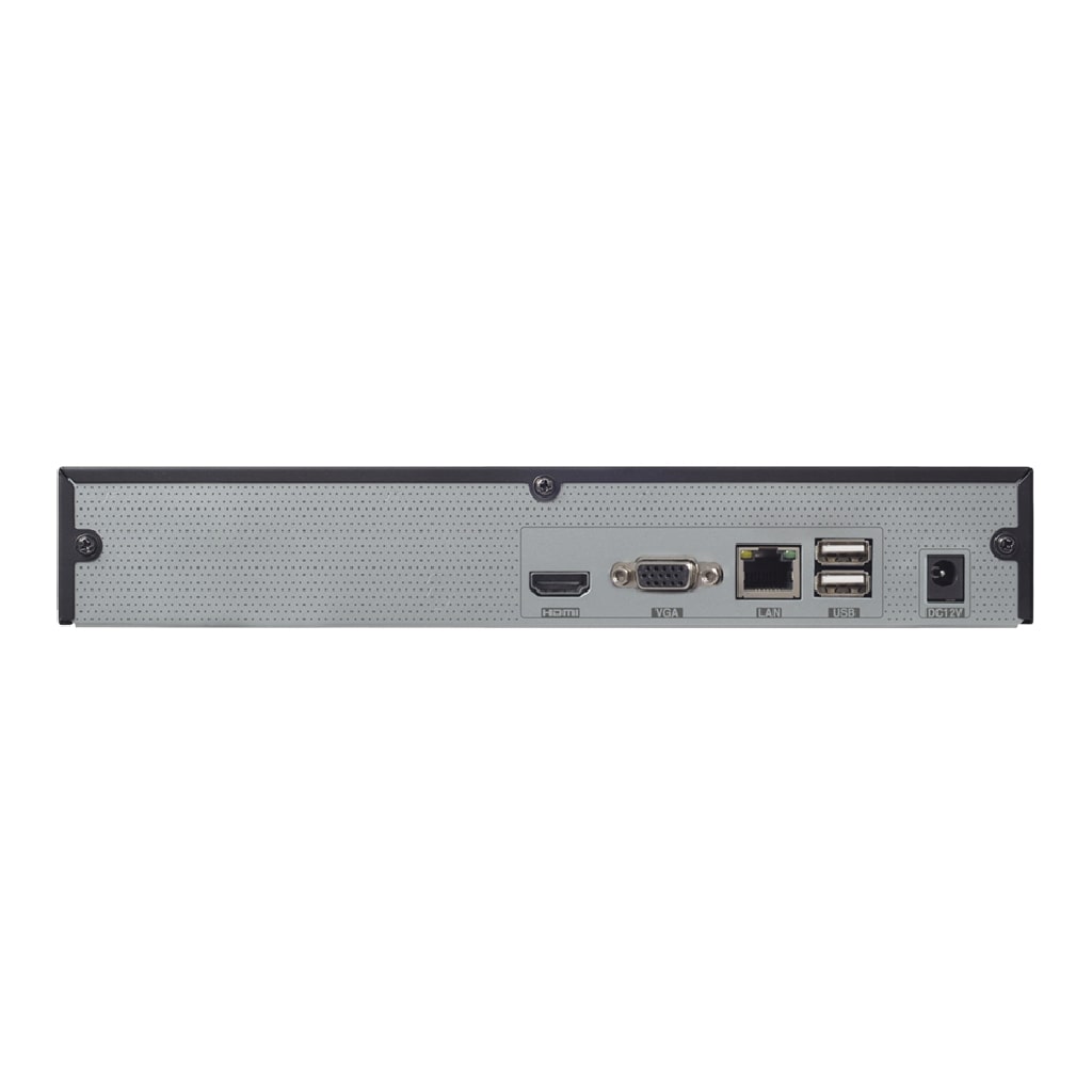 H.264 Stand Alone NVR, 4CH 5MP. Mini caja de metal