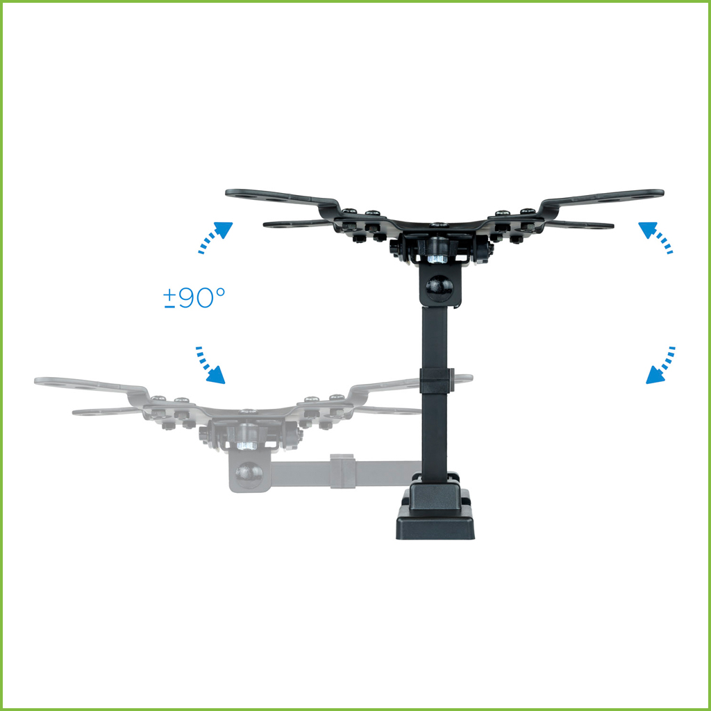 Soporte Pared Monitores 13"- 42" hasta 20Kg Inclinación +5°/-12°