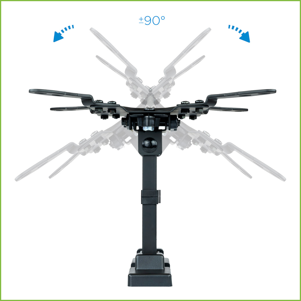 Soporte Pared Monitores 13"- 42" hasta 20Kg Inclinación +5°/-12°