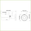 Tubular IP H265 2M DN dWDR 3DNR IR30m 3.6mm IP67 WiFi