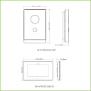 Kit Videoportero IP WiFi exterior de Superficie + monitor WiFi interior