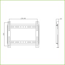 Soporte Pared Monitores LMxx-F200 19-32" hasta 25Kg