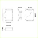 Caja de batería solar integrada