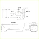 Carcasa exterior en aluminio IP66 calefactor ventilador IR100m 24Vac PoE+