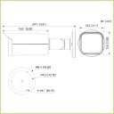 Tubular IP H265 4M DN WDR140dB Starlight LED60m 2.8mm IP67 ePoE SD AUDIO E/S AI