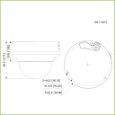 Domo IP H265 4M FULL COLOR WDR 140dB Starlight LED30m 2.8mm IK10 IP67 ePoE AUDIO MIC AI