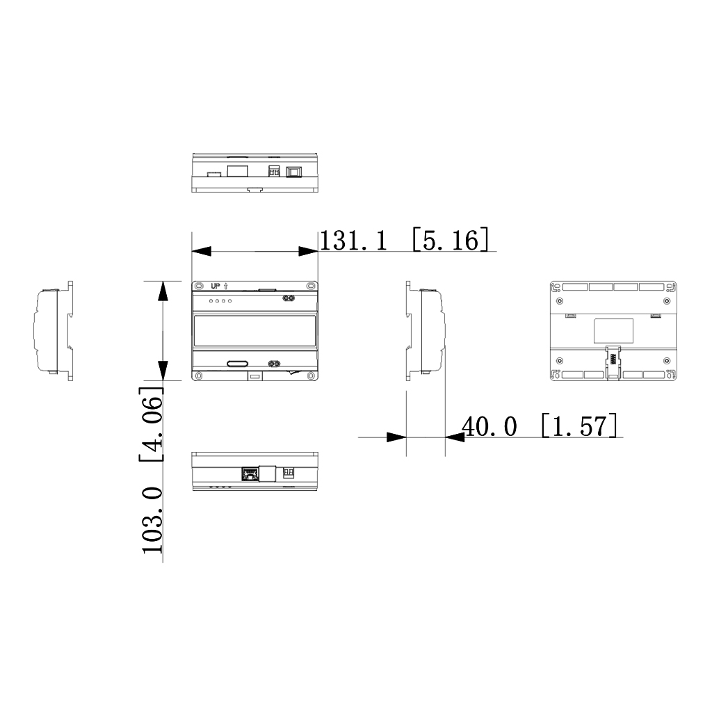 Kit Videoportero 2-hilos IP exterior para Insertar + monitor interior