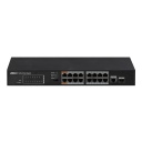 Switch PoE 16 puertos 10/100 + 1 Combo Gigabit RJ45/SFP Uplink 135W Layer2