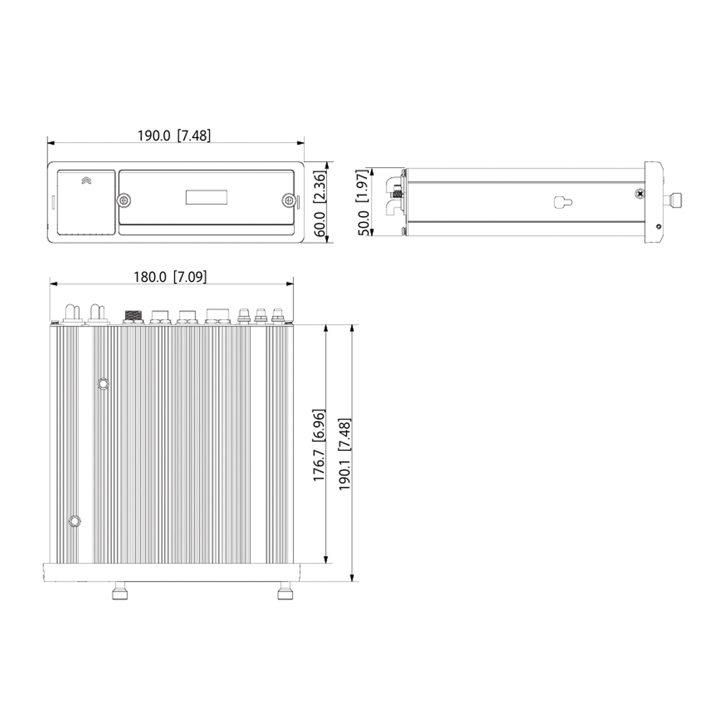 NVR Embarcado 8ch(IP)+2ch(HDCVI) 1080P H265 VGA M16 HDMI 8PoE 2HDD 1SD GPS WIFI 4G DC6-36V AI