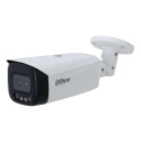 Tubular IP H265 4M DUAL-LENS FULL COLOR dWDR Starlight IR50m/2LED 2.8mm IP67 ePoE SD AUDIO MIC E/S AI