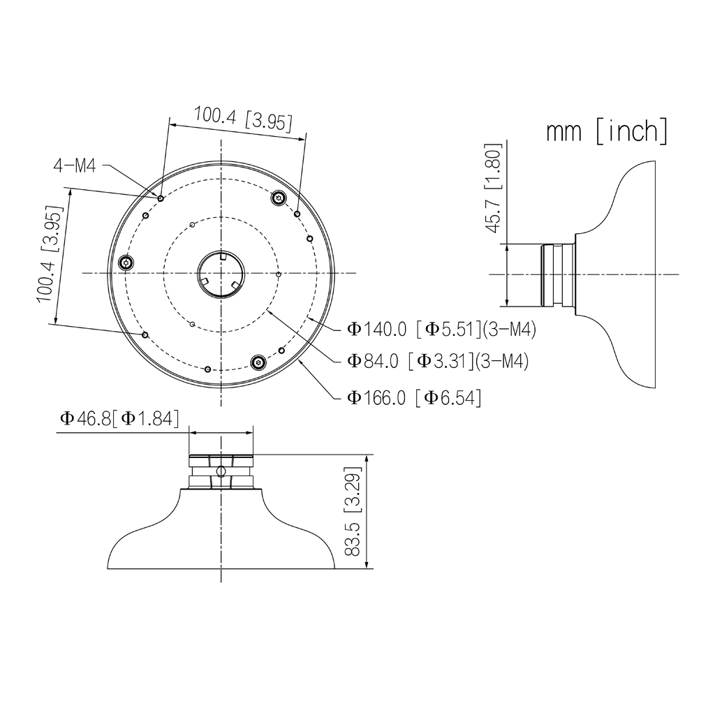 Adaptador de montura para HDWxxTMQ