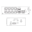 Switch PoE 2.0 8 puertos Gigabit +2SFP Uplink +1RJ45 Uplink Gigabit 120W Layer2