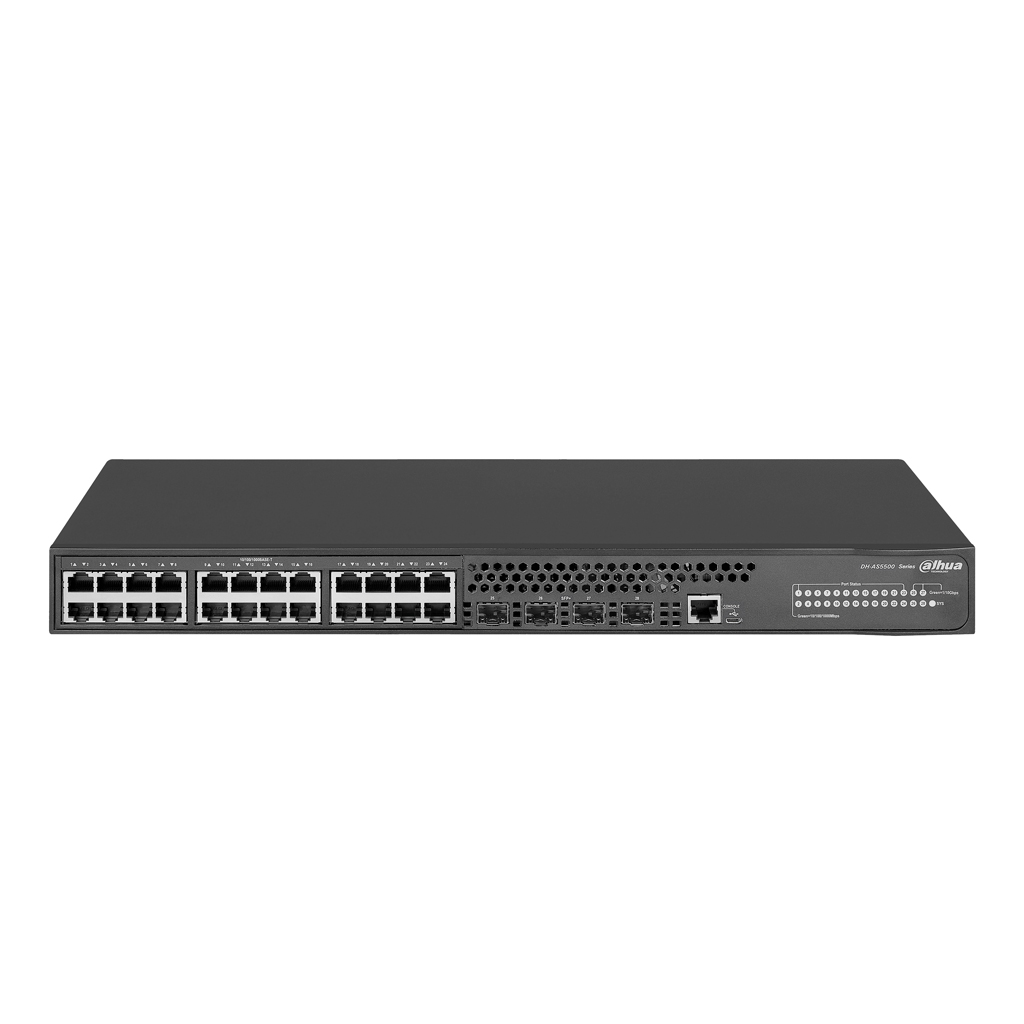 Switch 24 puertos Gigabit + 4 SFP+ 10Gbps Manejable Layer3