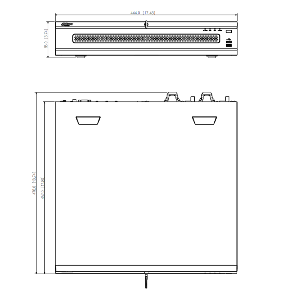 NVR 128ch 1024Mbps 32MP H265 4xHDMI 8HDD E/S RAID 0/1/5/6/10 Redundant