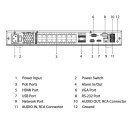 NVR 16ch 256Mbps 16MP H265 HDMI 16PoE 2HDD E/S