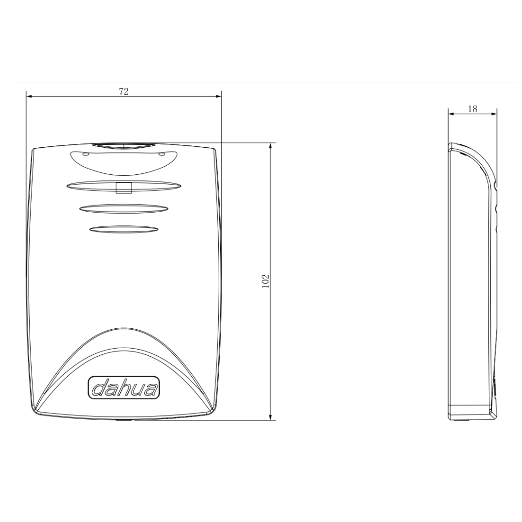 Lector Proximidad EM RS-485 IP67 Exterior