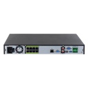 NVR 8ch 384Mbps H265 HDMI 8PoE 2HDD E/S AI