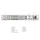 NVR 16ch 384Mbps H265 HDMI 16PoE 2HDD E/S AI