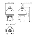 Domo PTZ IP 8M DN WDR Starlight IR100m 25X 3D IP66 PoE+ AUDIO E/S AI