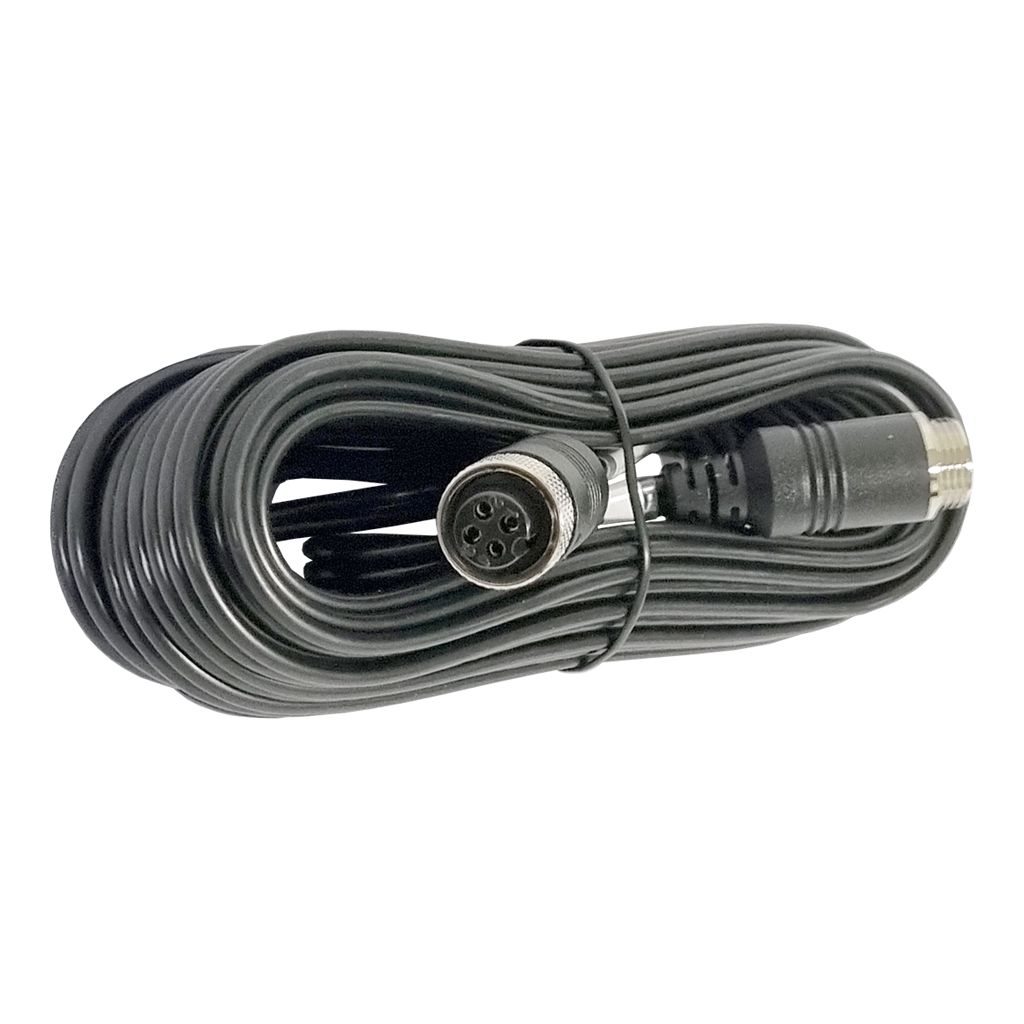 Extension de cable de red con conectores M12 macho-hembra para grabador embarcado 6m