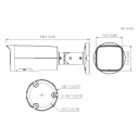 Tubular IP H265 2M DN WDR Starlight IVS SMD IR60m 2.7-13.5VFM IP67 PoE SD AUDIO MIC E/S AI