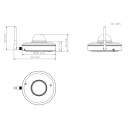 Domo PTZ IP 2M H265 Wifi WDR IR20m Starlight 4x IP66 IK08 AUDIO MIC AI