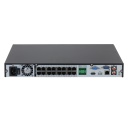 NVR 16ch 160Mbps 4K H265 HDMI 16PoE 2HDD E/S