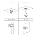 Domo HDCVI 4EN1 2M 1080P Iluminación Dual LED20m/IR20m 2.8mm IP67 MIC Quick-to-install