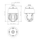 Domo PTZ HDCVI 2M 1080P DN WDR Starlight IR200m 32X 3D IP66 AUDIO E/S