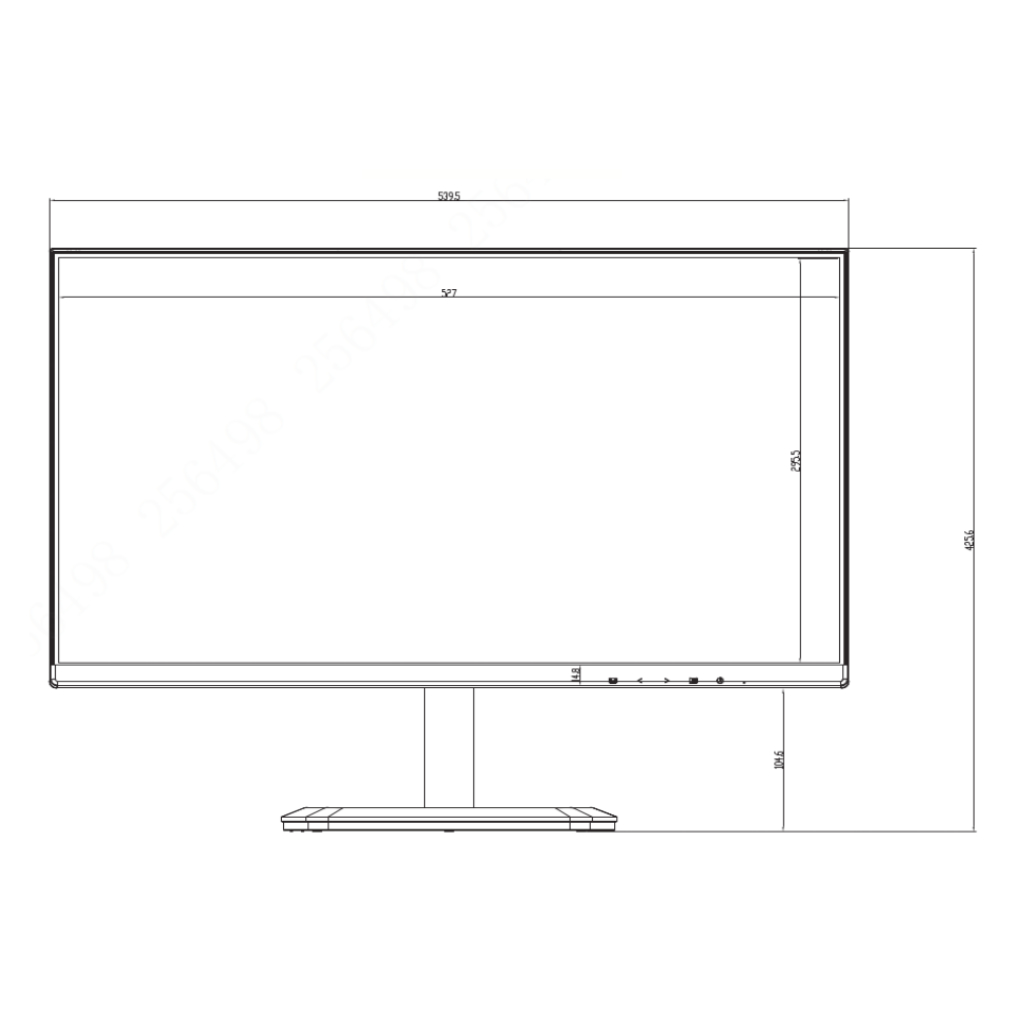 Monitor 23.8” Dahua para Seguridad 24/7 VGA/HDMI 16:9 1080P