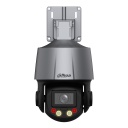 Cámara PTZ IP 4M TiOC H265 WDR Iluminación Dual LED30m/IR50m 5x IP66 PoE AUDIO MIC E/S AI