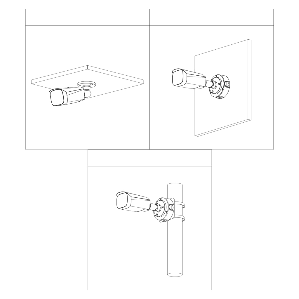 Tubular IP TiOC 2.0 H265 5M WDR IVS SMD Iluminación Dual LED30m/IR30m 3.6mm IP67 PoE MIC AUDIO E/S AI