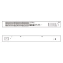 Switch PoE 24 puertos 10/100 + 2 Combo Gigabit RJ45/SFP Uplink 240W Manejable en Cloud Layer2