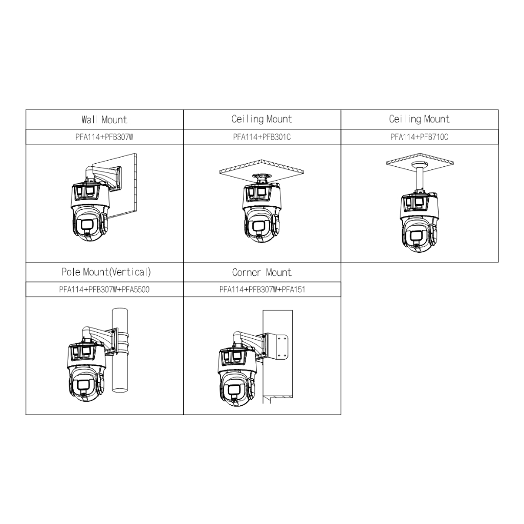 Domo Dual-PTZ IP 4M DN WDR Starlight LED30m/IR300m 2x/42x IP67 PoE++ AUDIO E/S AI