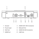 NVR 8ch 80Mbps 4K H265 HDMI 1HDD