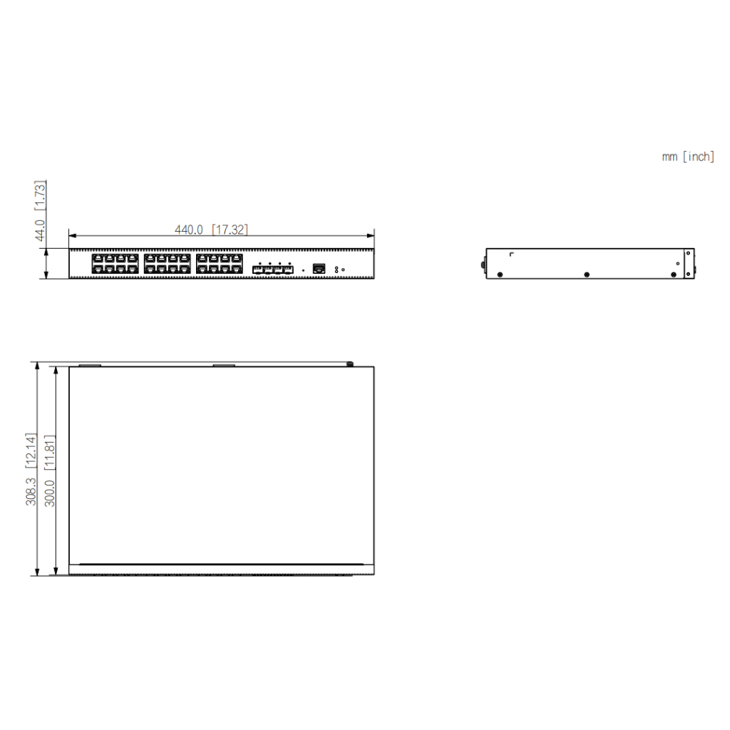 Switch 24 puertos Gigabit + 4 Uplink Gigabit SFP+ 10Gbps 360W Manejable en Cloud Layer2