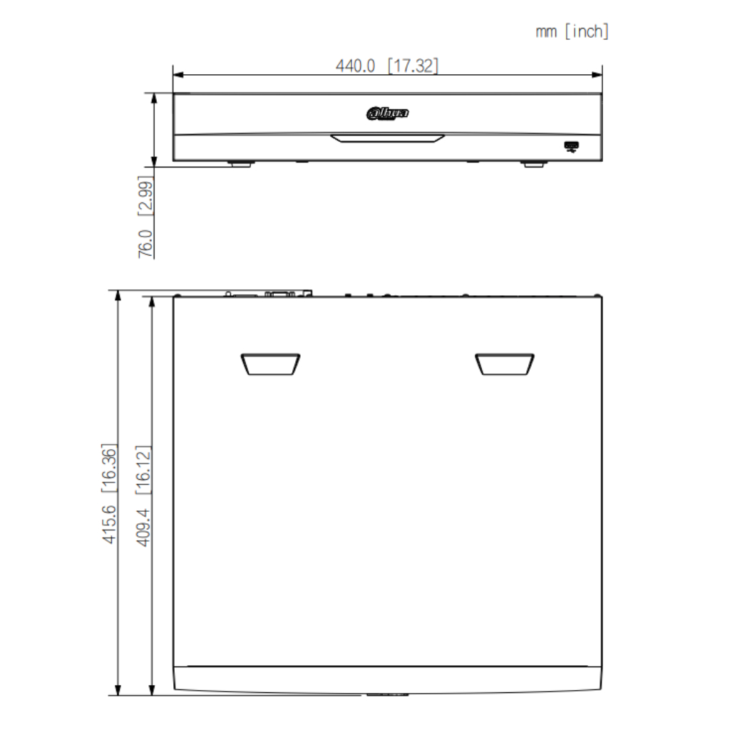 NVR 24ch 384Mbps H265 2xHDMI 24PoE 4HDD E/S AI