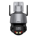 Cámara PTZ IP 2M H265 WDR Iluminación Dual LED30m/IR50m 5x IP66 WiFi AUDIO MIC E/S AI