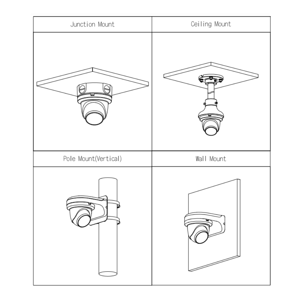 Domo IP H265 2M WDR Deeplight IR50m 2.8mm IP67 PoE SD MIC AUDIO E/S AI Quick-to-install