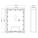 Caja de montaje para insertar para VTO220xF-P