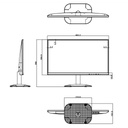 Monitor 21.45” Dahua para Seguridad 24/7 VGA/HDMI 16:9 1080P