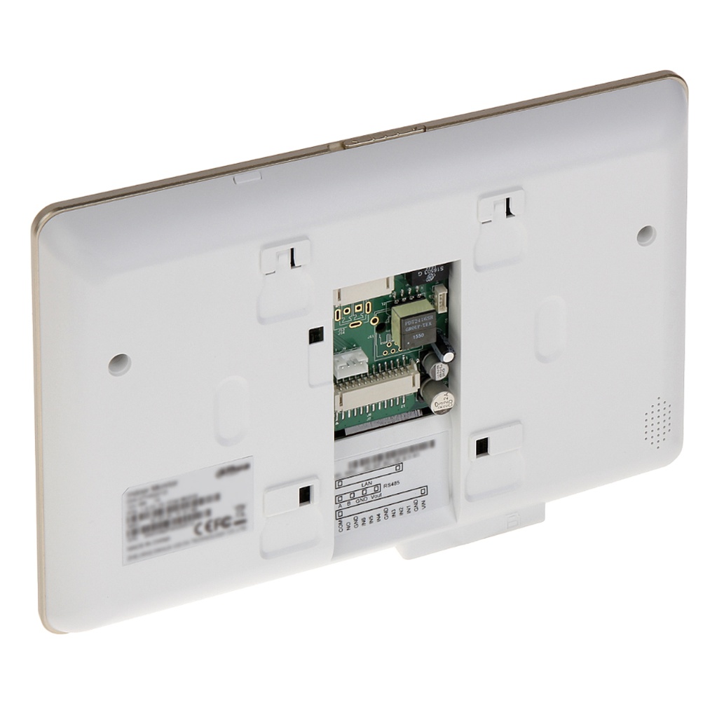 Monitor Interior 7" de Superficie para Videoportero IP WIFI PoE SD 6E 1S Alarma Blanco