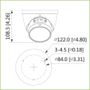 Domo IP H265 5M DN SMART WDR Starlight IVS SMD IR40m 2.7-13.5VFM IP67 PoE SD MIC AI