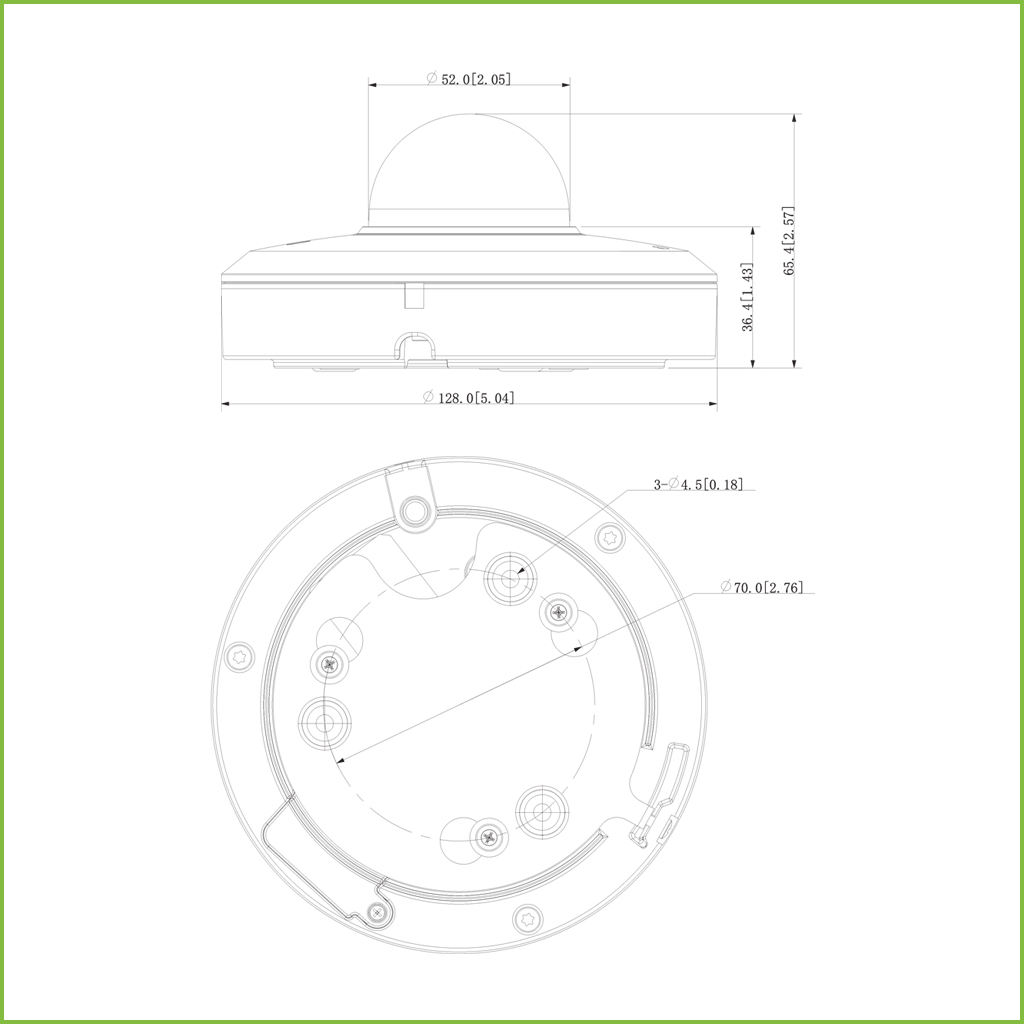 Domo PT IP AI 4M H265 DN ICR WDR IR15m Starlight IVS SMD 4X 3D IP66 IK08 PoE AUDIO