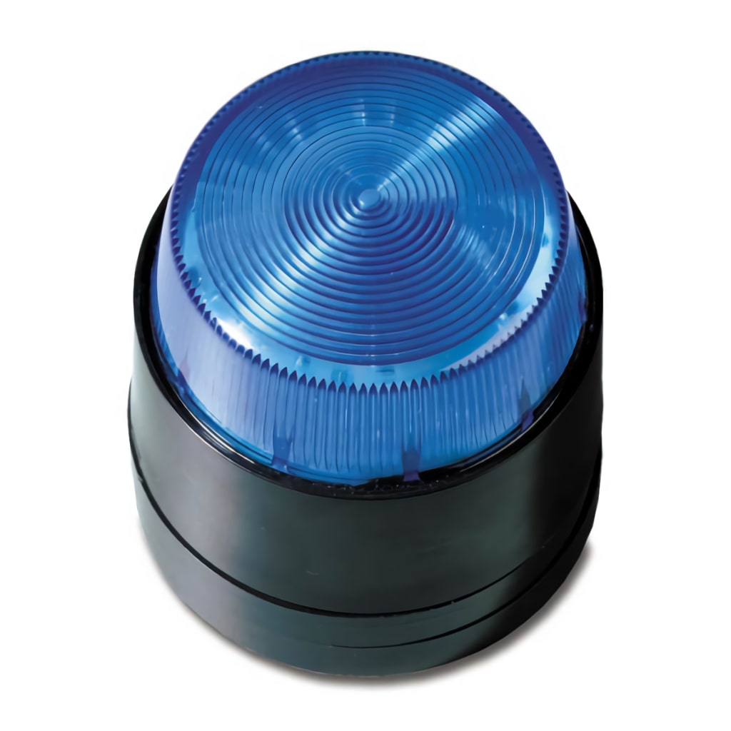 Flash Estroboscópico Azul 12V