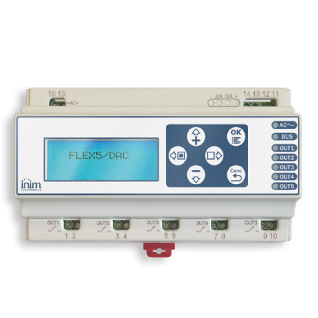 Módulo expansor de salidas 230V. Permite controlar cargas domésticas. Regulación de intensidad